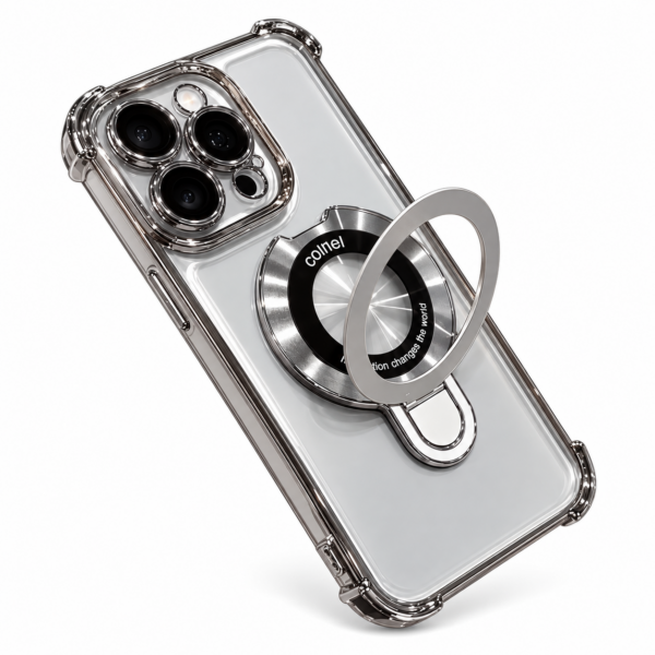 Case Magnético Anticaída 4 Esquinas para iPhone 15 y 16 Pro Max