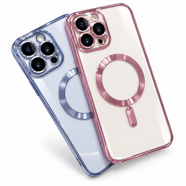 Case Magnético Transparente para iPhone 15 Pro Max Y IPhone 16 Pro Max