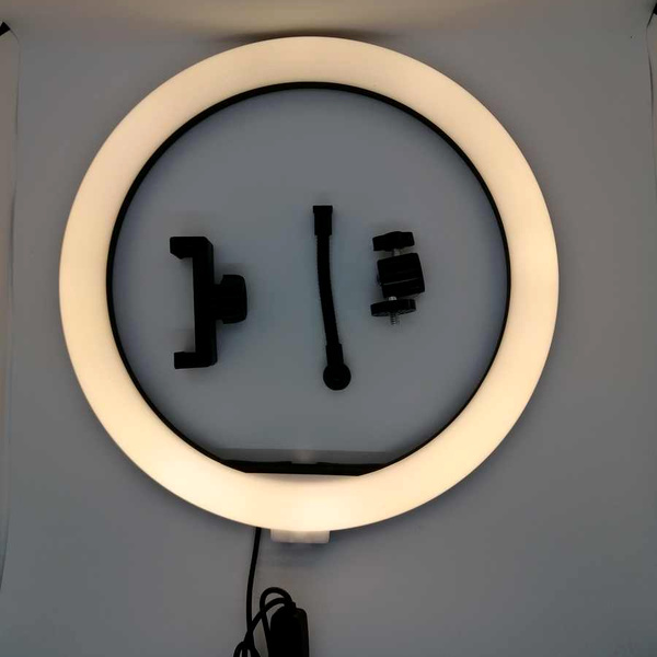Trípode + Soporte de Teléfono + Aro luz Led de 30 cm