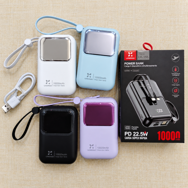 Power bank  LK- 155 - 10 000 MAH